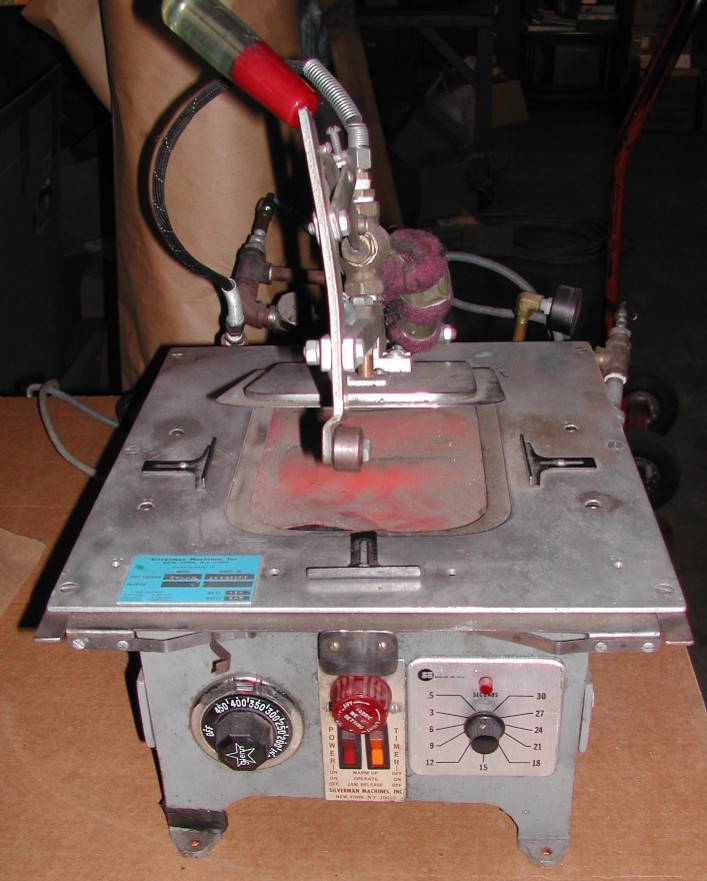 Silverman Machine Steam Heated Pocket Edge Creaser