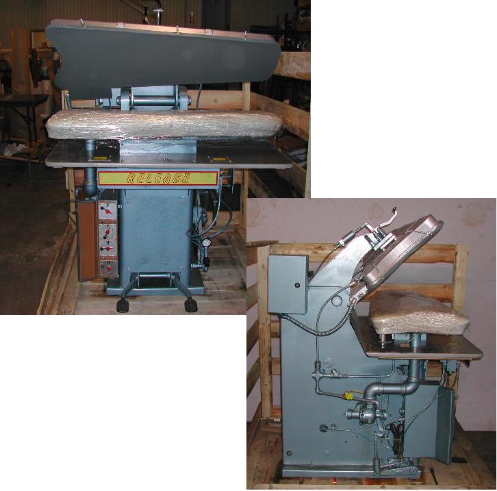 SS Esteel Electrical Steam Flat Legger Press Combination